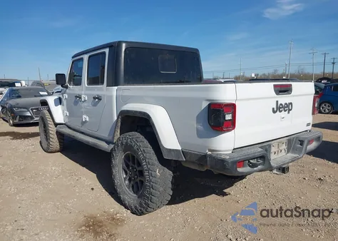 2020 Jeep Gladiator Overland 4X4 z USA, uszkodzony, nr VIN 1C6HJTFG1LL107459